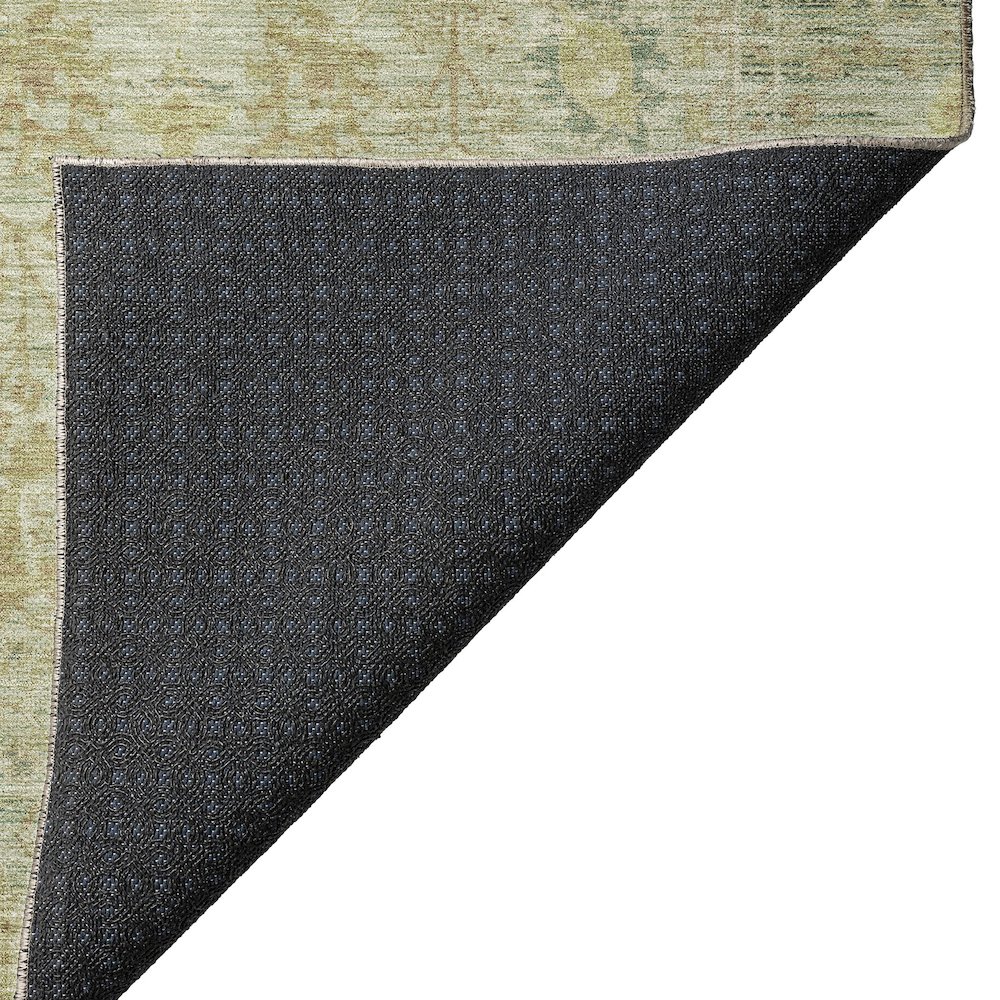 Luxury Washable Indoor/Outdoor Solace Sage 10' x 14' Rug. Picture 4