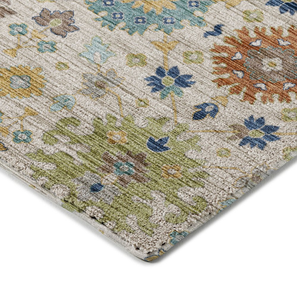 Indoor/Outdoor Silk Road Ivory 9' x 12' Rug. Picture 2