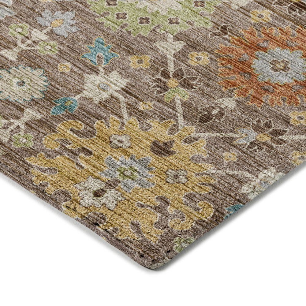 Indoor/Outdoor Silk Road Mocha 9' x 12' Rug. Picture 2