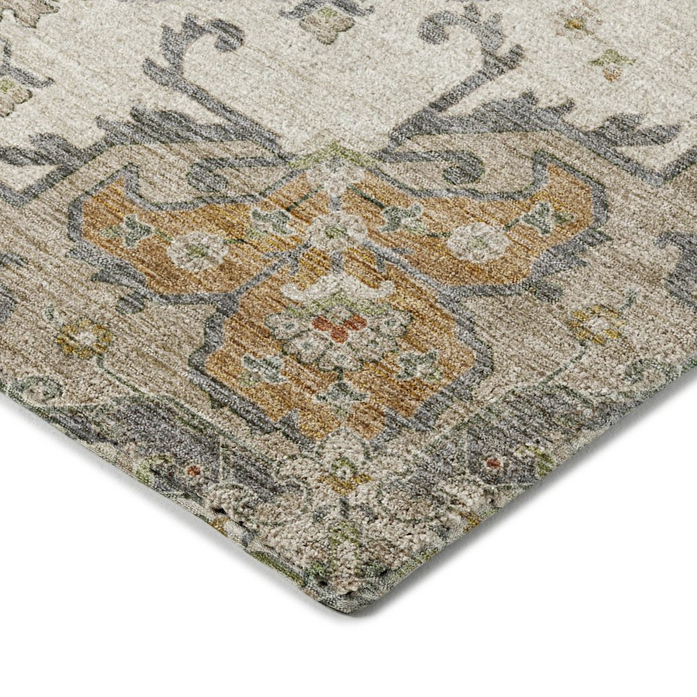 Indoor/Outdoor Silk Road Ivory 9' x 12' Rug. Picture 2