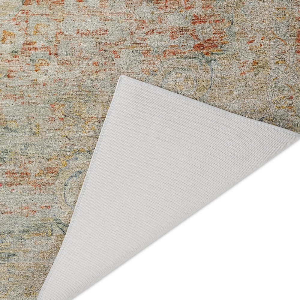 Luxury Washable Indoor/Outdoor Tabrook Tan 10' x 14' Rug. Picture 4