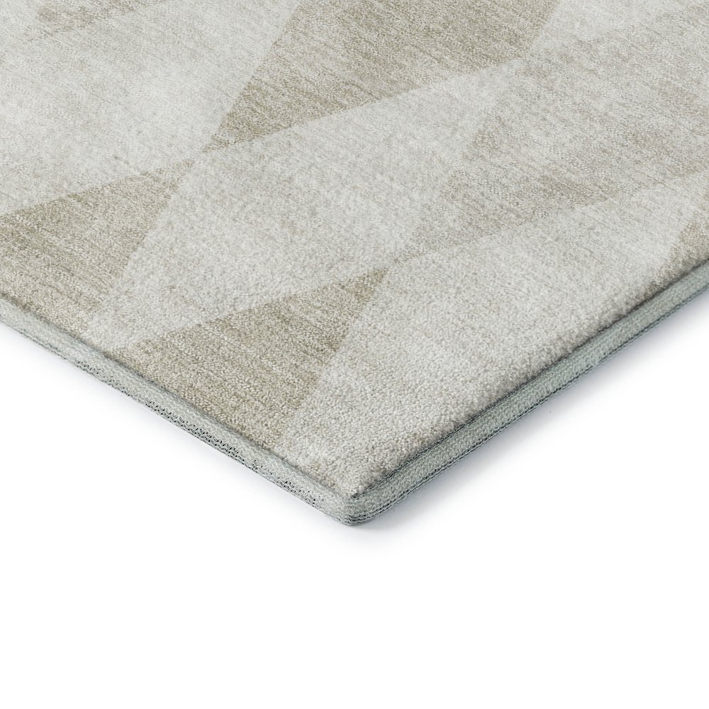 Luxury Washable Indoor/Outdoor The Reserve Ivory 10' x 14' Rug. Picture 2