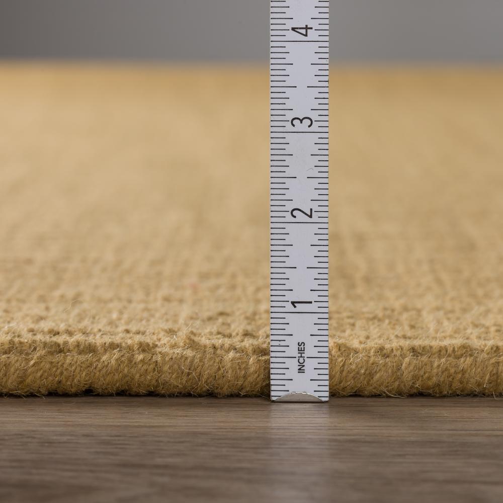 Monaco Sisal MC100 Gold 2'3" x 7'6" Runner Rug. Picture 5