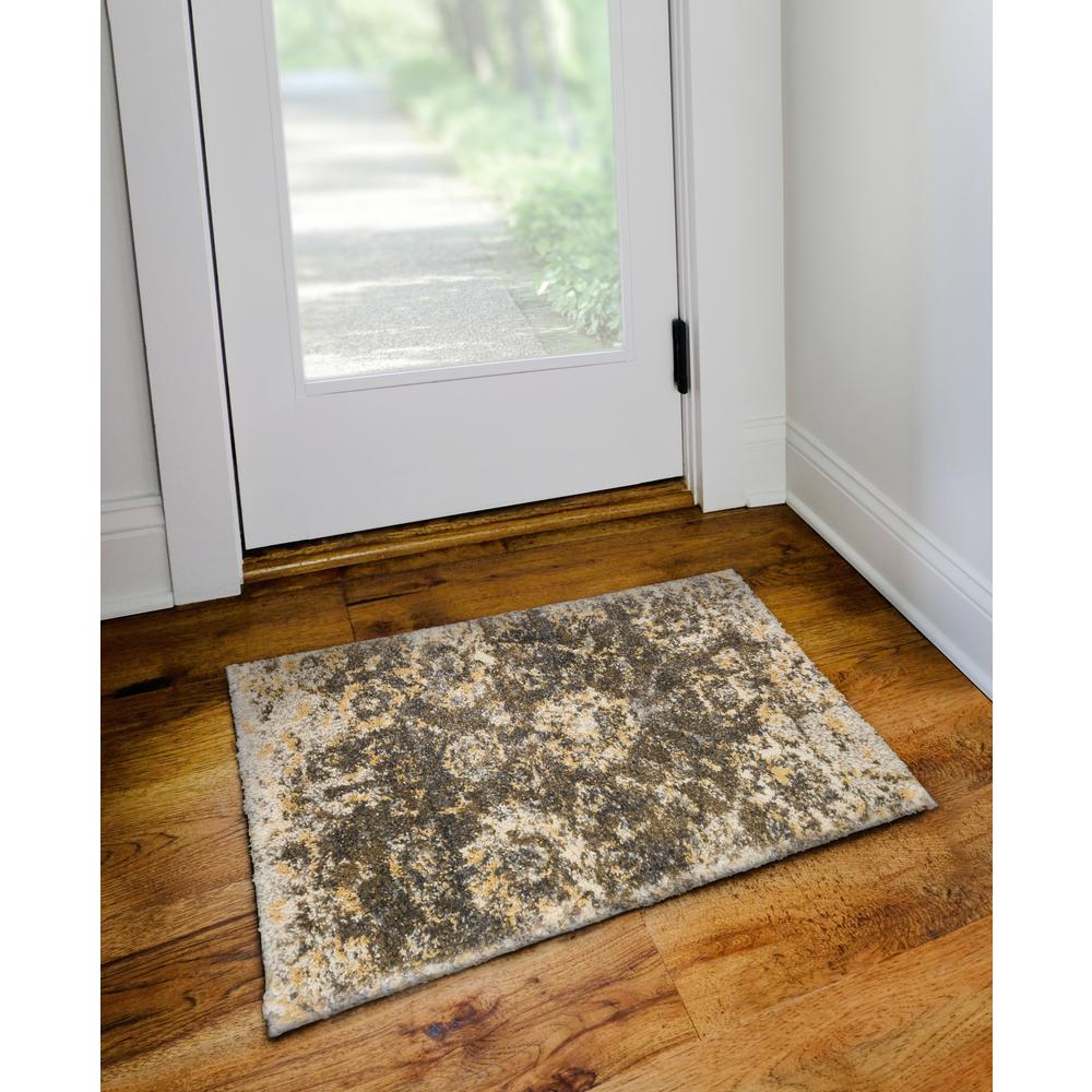 Orleans OR5 Taupe 1'8" x 2'6" Rug. Picture 2