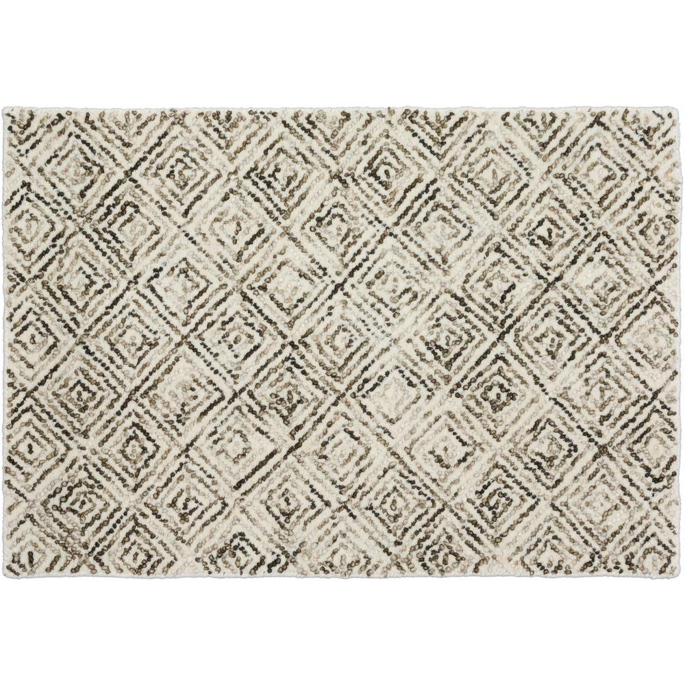 Zoe ZZ1 Chocolate 2' x 3' Rug. Picture 1