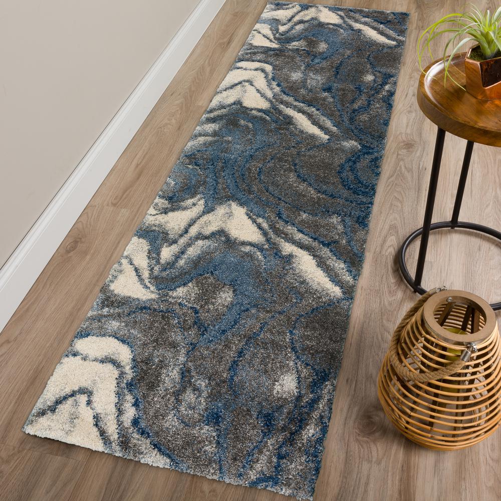 Orleans OR12 River Rock 2'3" x 7'5" Runner Rug. Picture 2