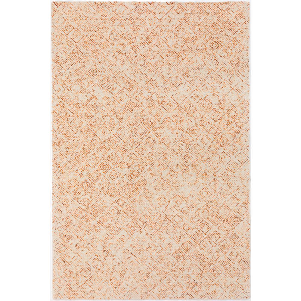 Zoe ZZ1 Orange 5' x 7'6" Rug. Picture 1