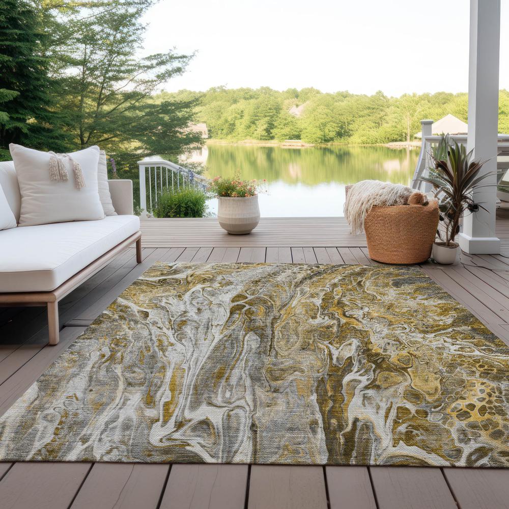 Chantille ACN602 Brown 9' x 12' Rug. Picture 9