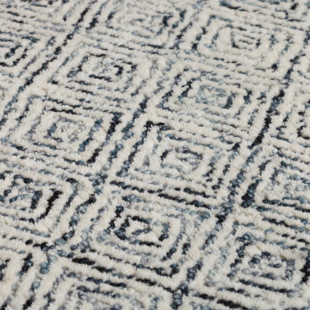 Zoe ZZ1 Charcoal 2' x 3' Rug. Picture 8