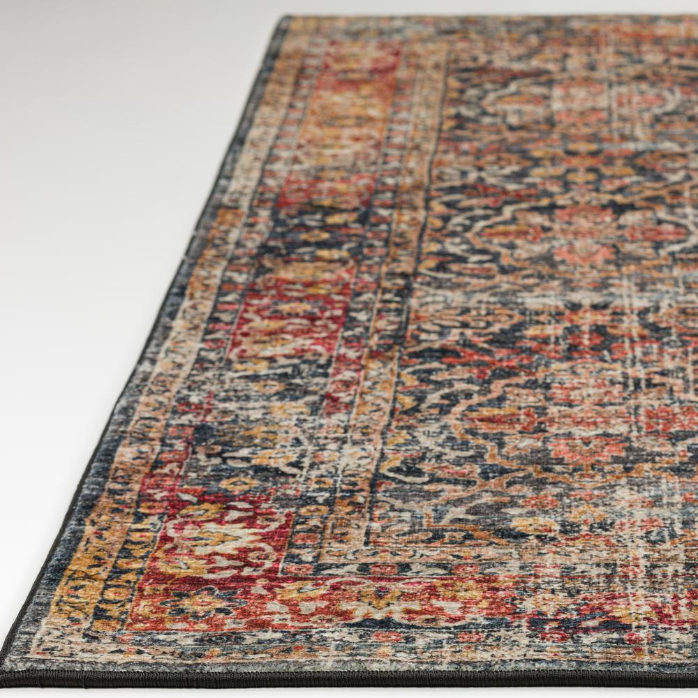 Jericho JC3 Charcoal 6' x 6' Round Rug. Picture 5
