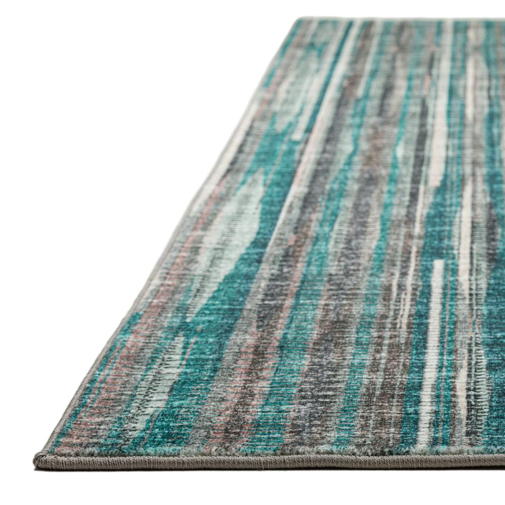 Amador AA1 Teal 6' x 6' Round Rug. Picture 6