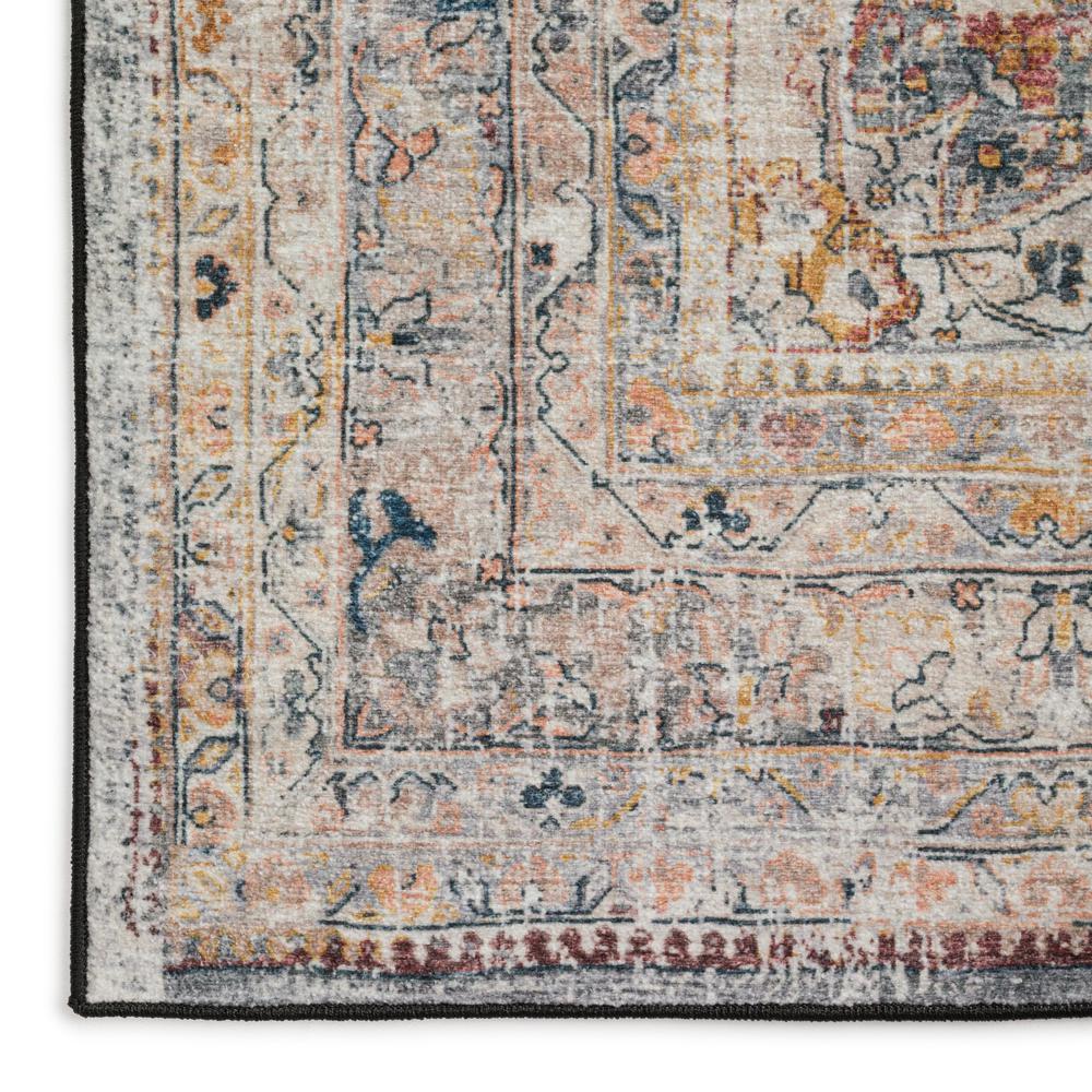 Jericho JC6 Charcoal 6' x 6' Round Rug. Picture 3