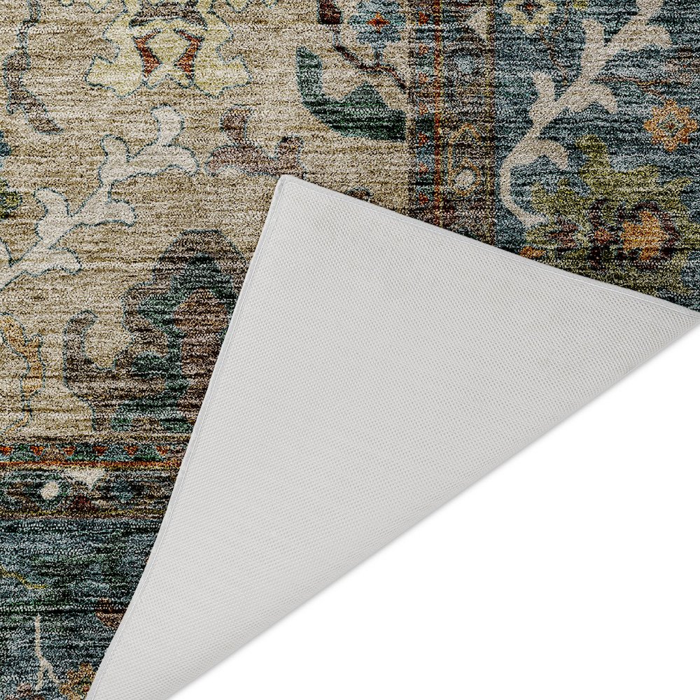 Indoor/Outdoor Silk Road Aqua 10' x 14' Rug. Picture 4