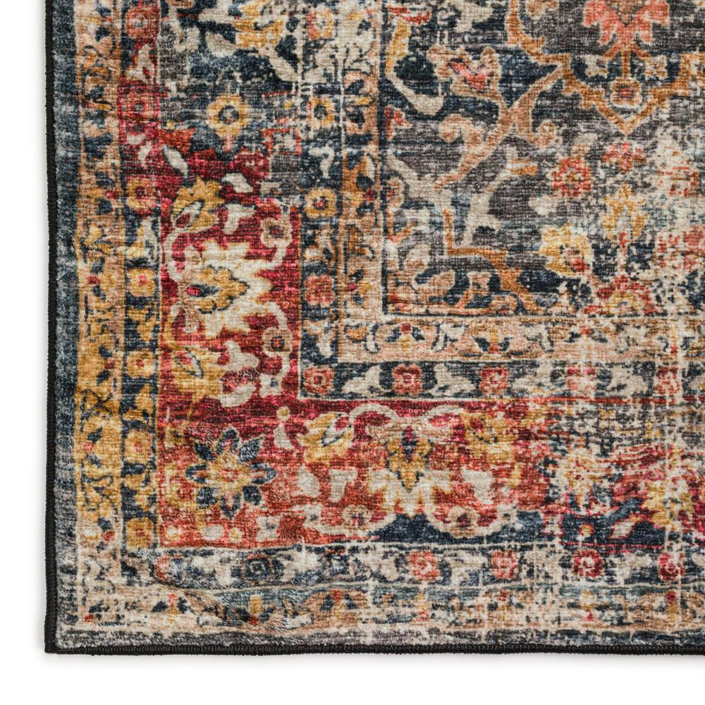 Jericho JC3 Charcoal 6' x 6' Round Rug. Picture 3