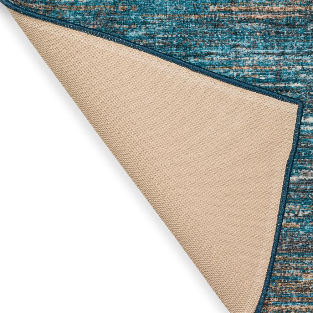 Ciara CR1 Navy 6' x 6' Round Rug. Picture 5