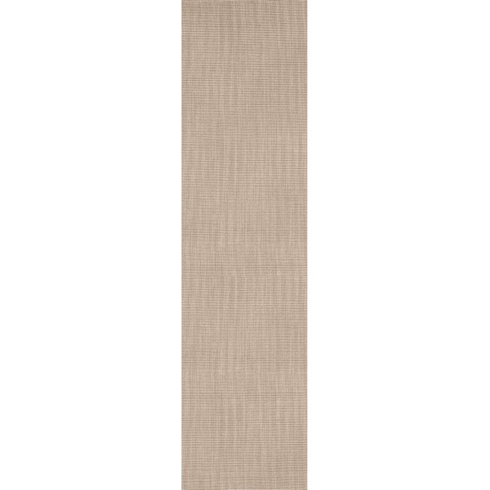 Monaco Sisal MC100 Sandstone 2'3" x 7'6" Runner Rug. Picture 1