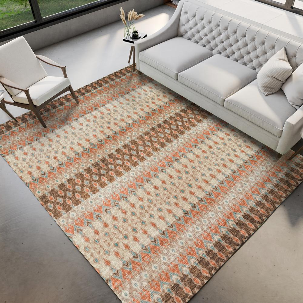 Brisbane BR1 Mocha 3' x 5' Rug. Picture 2