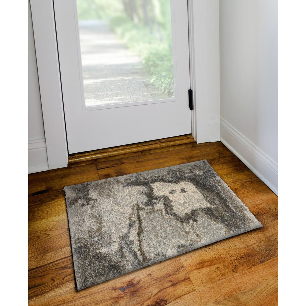 Orleans OR14 Taupe 1'8" x 2'6" Rug. Picture 2