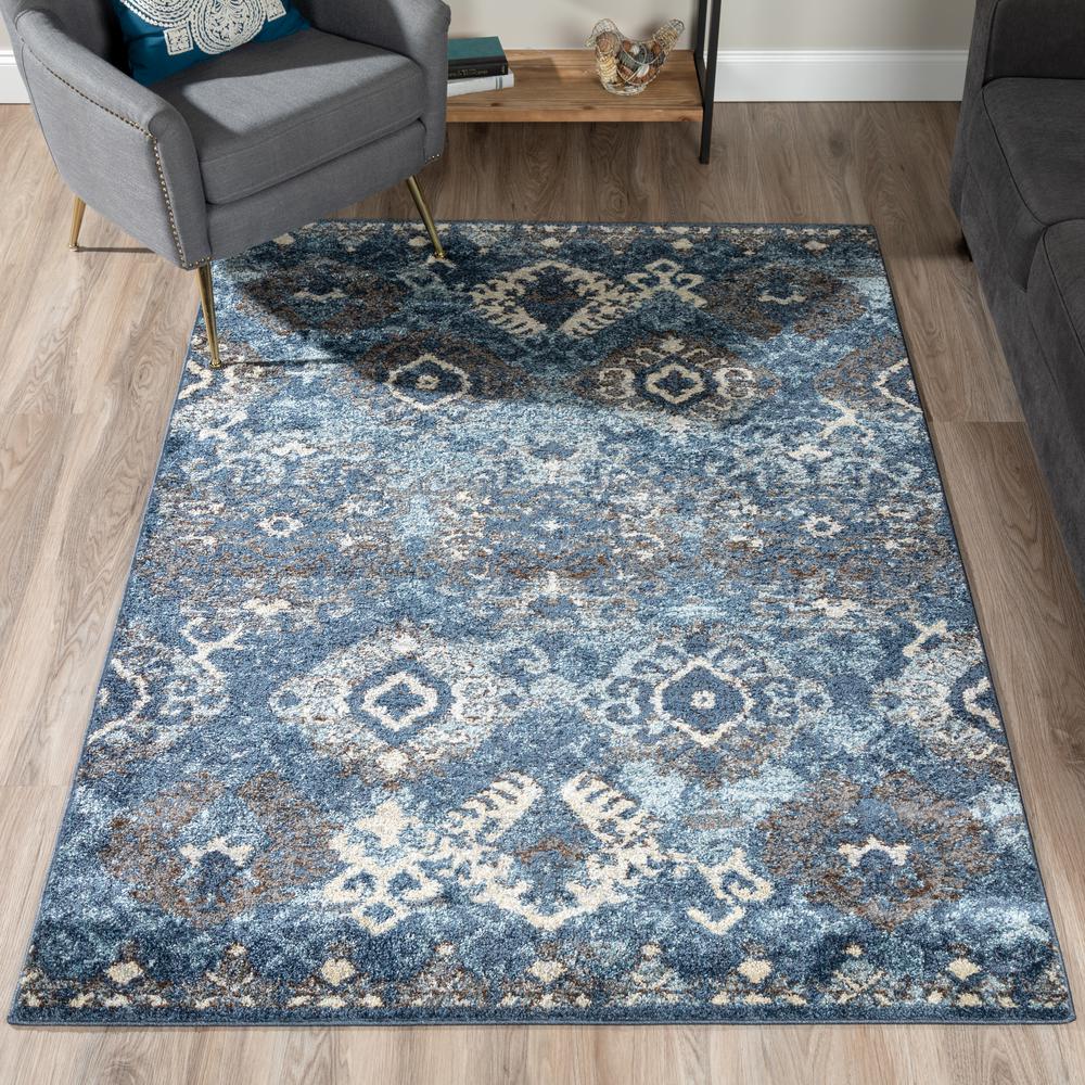 Gala GA10 Navy 3'3" x 5'1" Rug. Picture 2