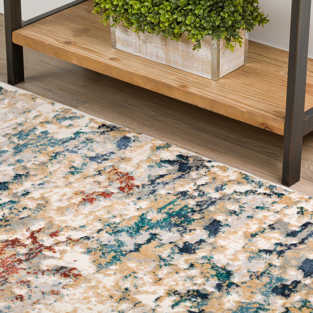 Karma KM26 Multi 1'8" x 2'6" Rug. Picture 9