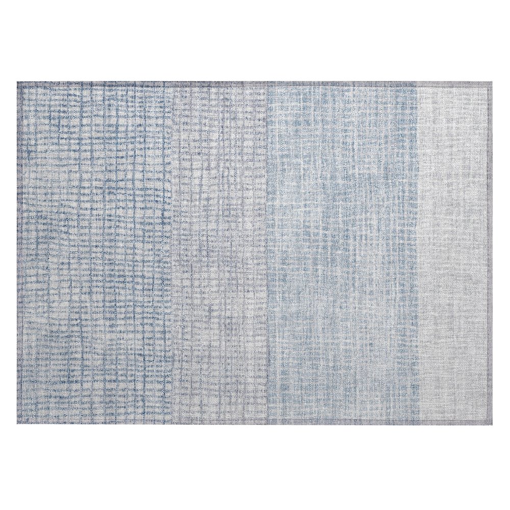 Machine Washable Indoor/Outdoor Chantille Sky 1'8" x 2'6" Rug. Picture 1