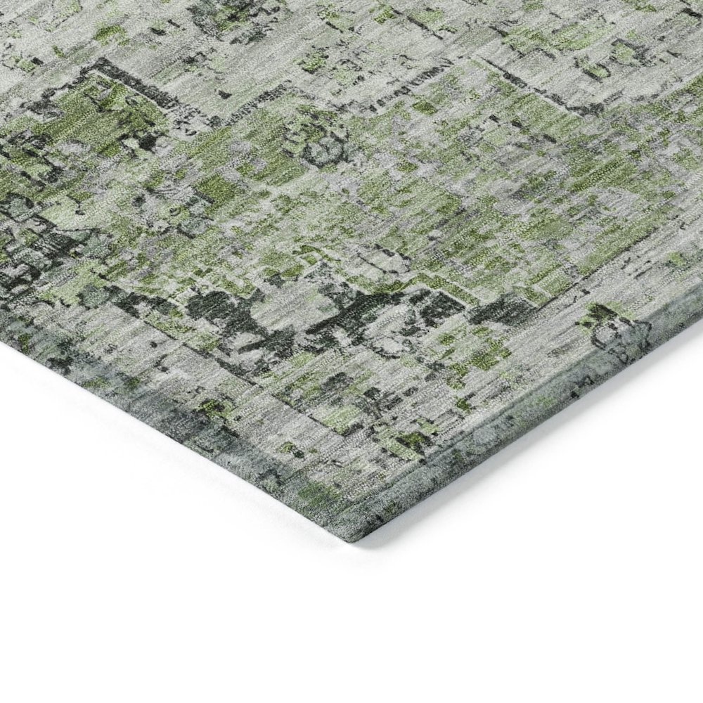 Machine Washable Indoor/Outdoor Chantille Aloe 1'8" x 2'6" Rug. Picture 3