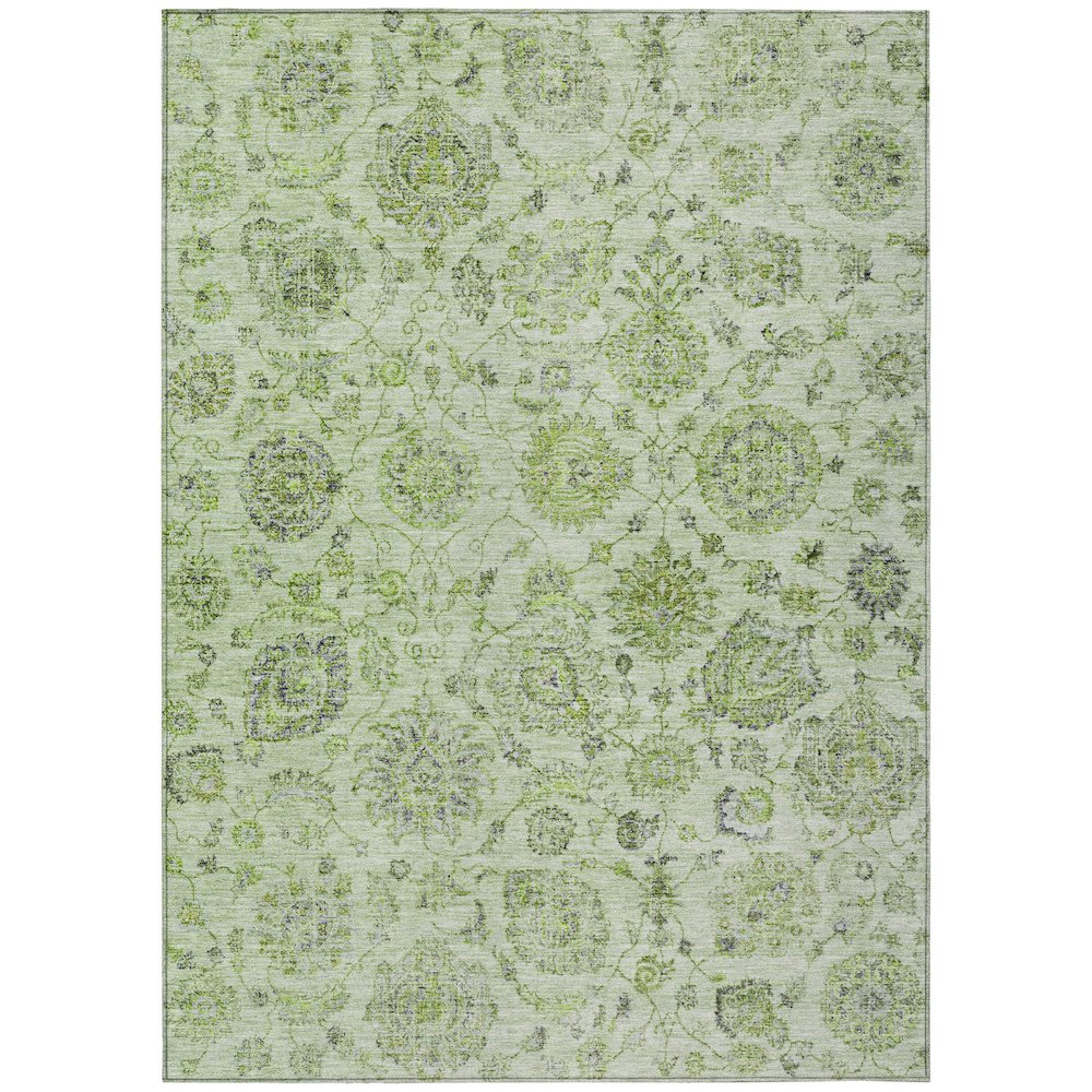 Machine Washable Indoor/Outdoor Chantille Aloe 2'6" x 3'10" Rug. Picture 1