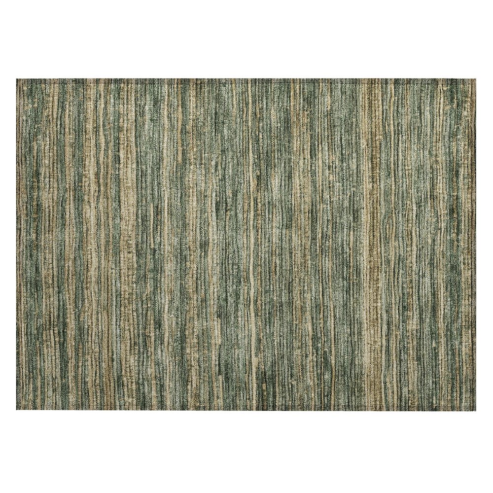 Machine Washable Indoor/Outdoor Chantille Fern 1'8" x 2'6" Rug. Picture 1