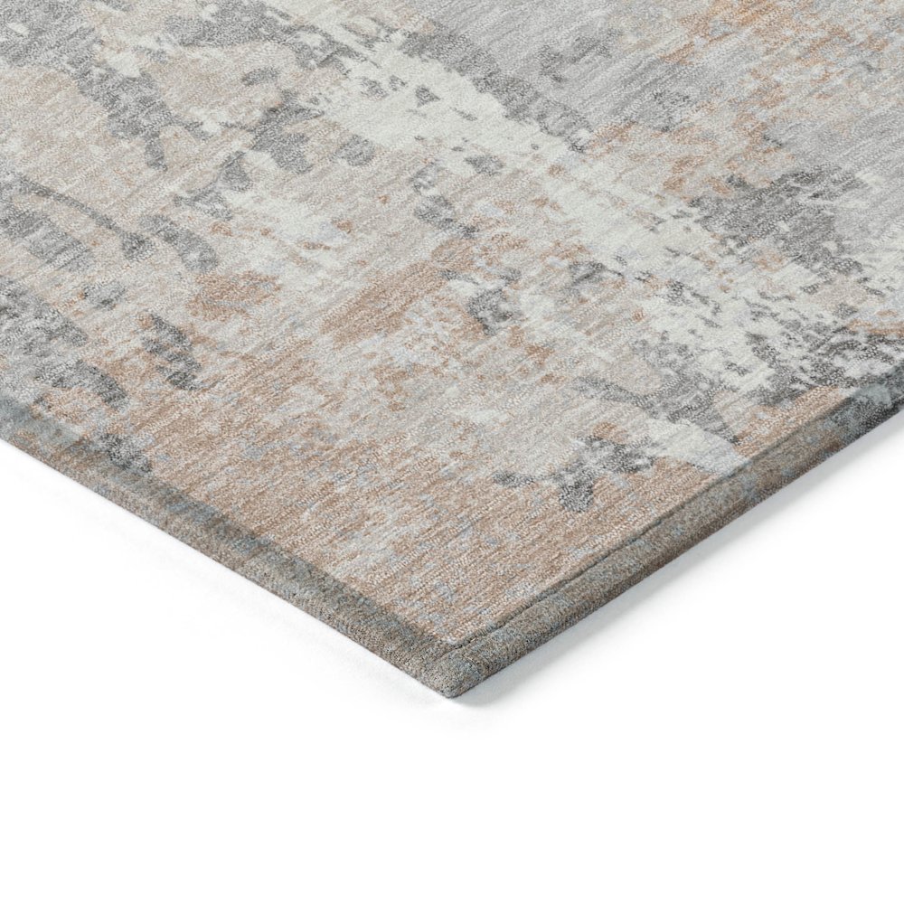 Machine Washable Indoor/Outdoor Chantille Coral 1'8" x 2'6" Rug. Picture 3