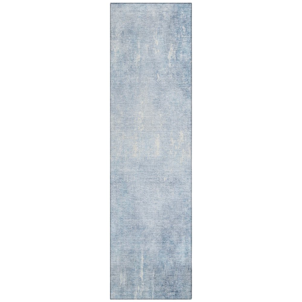 Machine Washable Indoor/Outdoor Chantille Sky 2'3" x 7'6" Runner Rug. Picture 1