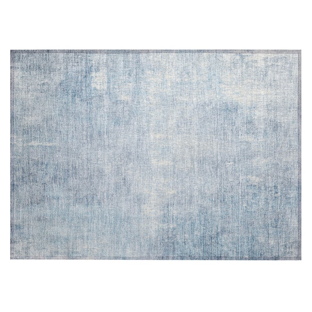 Machine Washable Indoor/Outdoor Chantille Sky 1'8" x 2'6" Rug. Picture 1