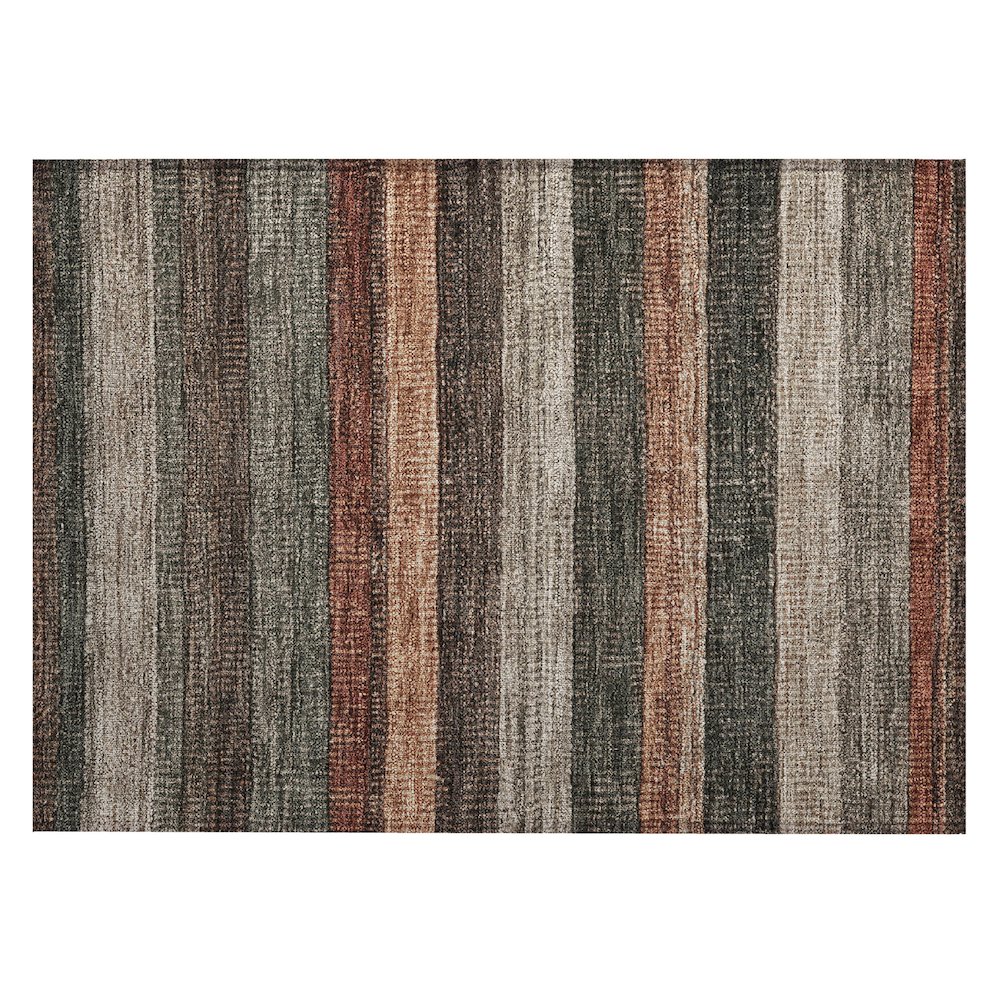 Machine Washable Indoor/Outdoor Chantille Paprika 1'8" x 2'6" Rug. Picture 1