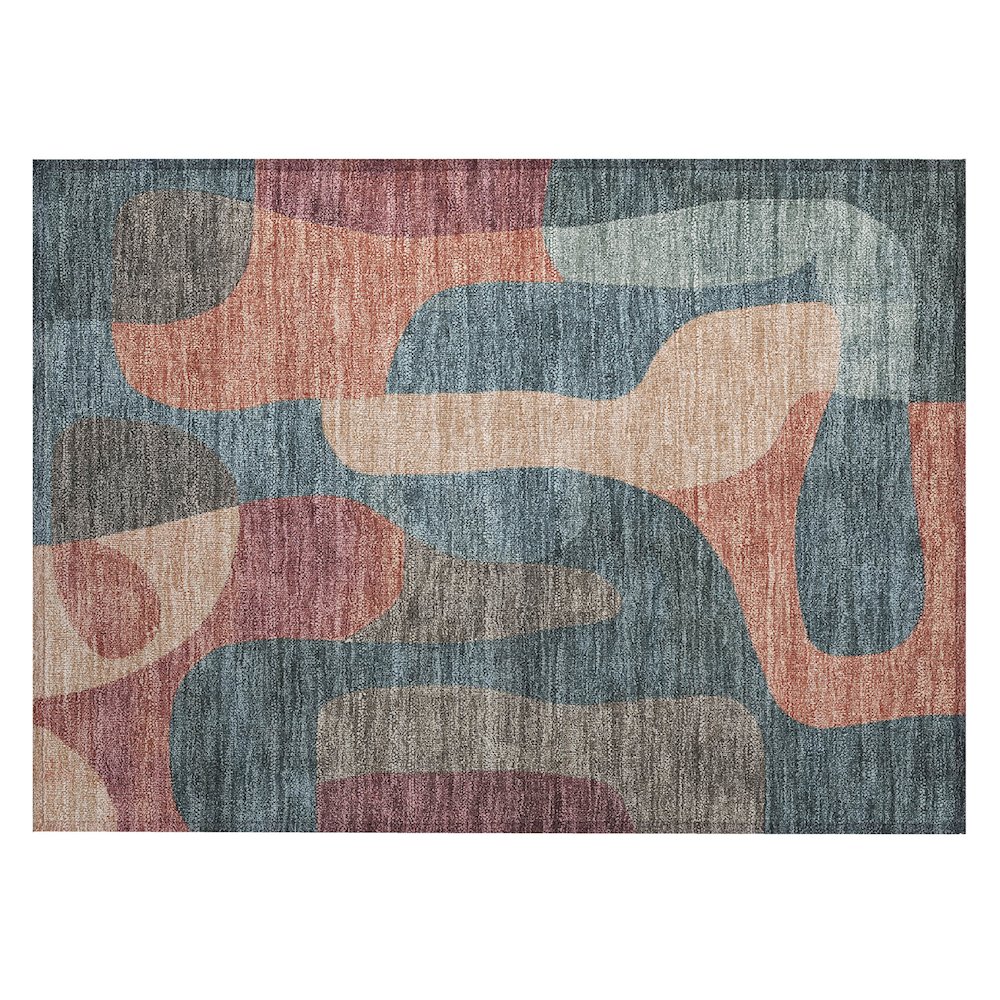 Machine Washable Indoor/Outdoor Chantille Sage 1'8" x 2'6" Rug. Picture 1