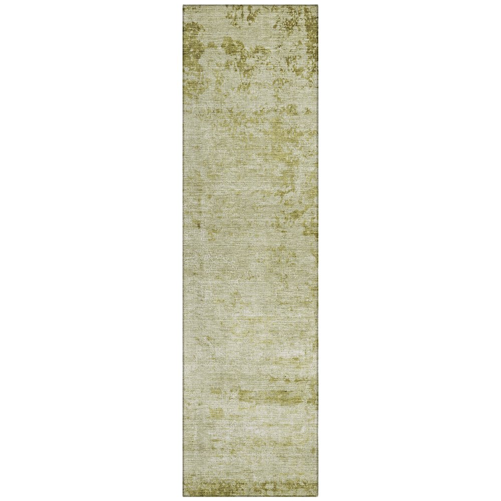 Machine Washable Indoor/Outdoor Chantille Aloe 2'3" x 7'6" Runner Rug. Picture 1