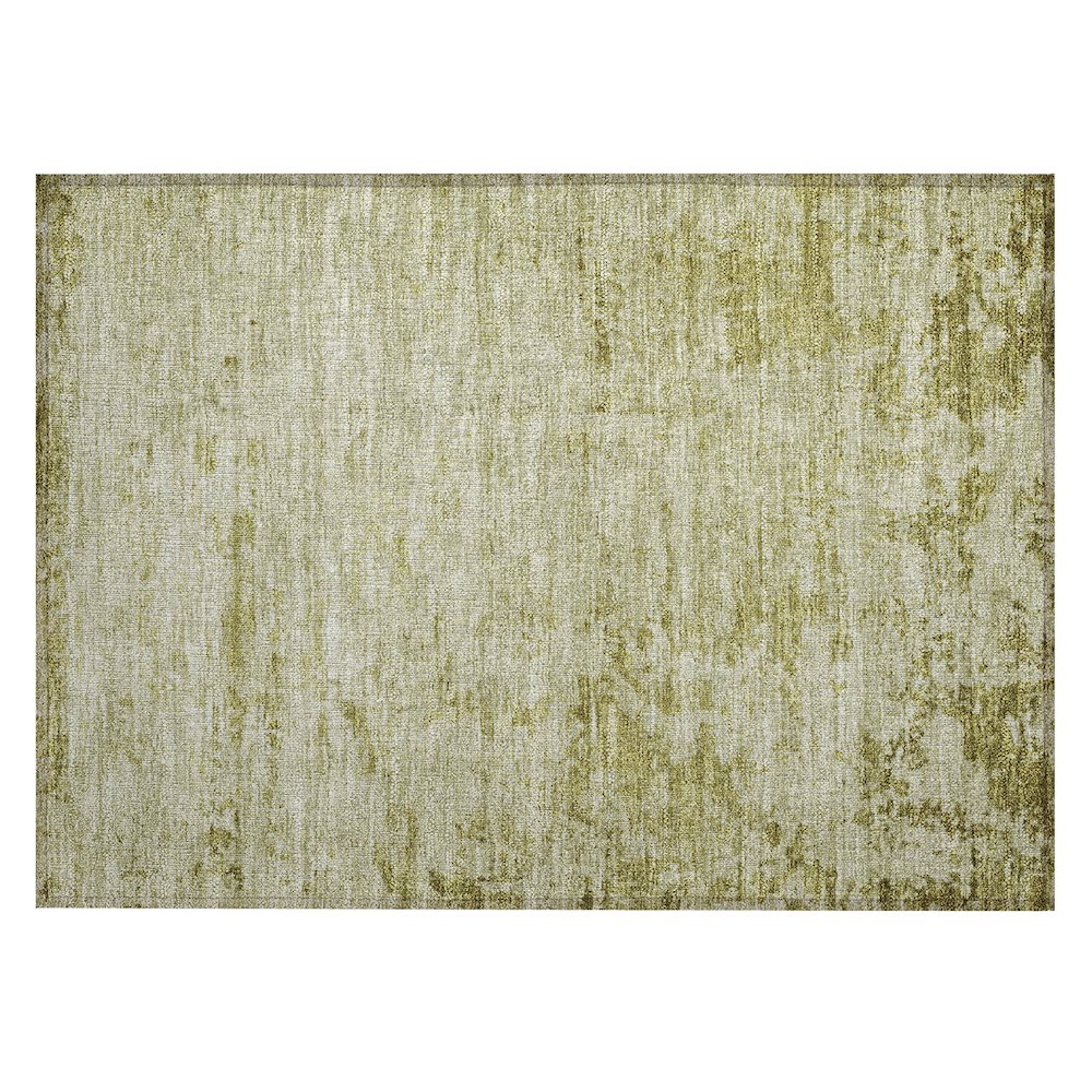 Machine Washable Indoor/Outdoor Chantille Aloe 1'8" x 2'6" Rug. Picture 1