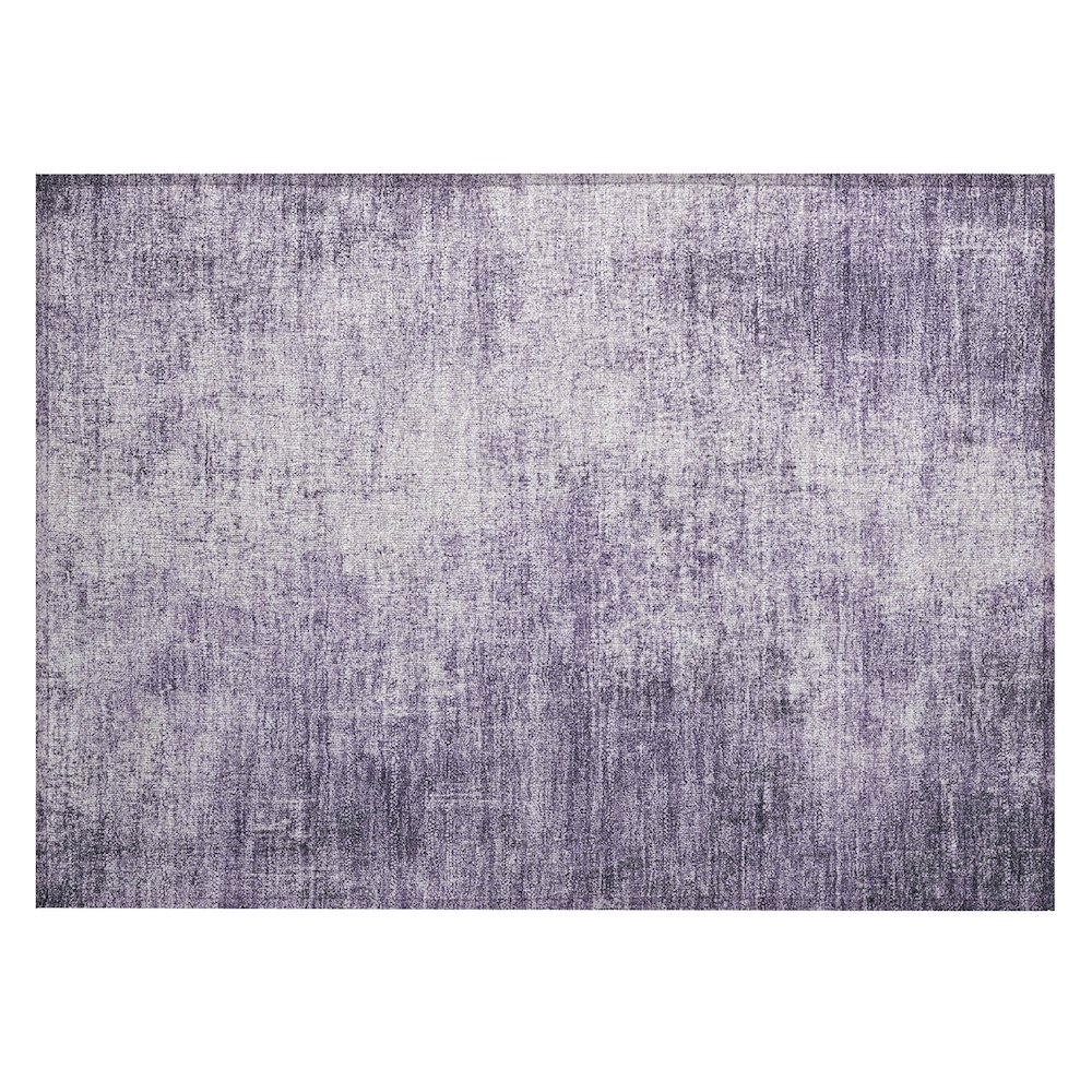 Machine Washable Indoor/Outdoor Chantille Lavender 1'8" x 2'6" Rug. Picture 1