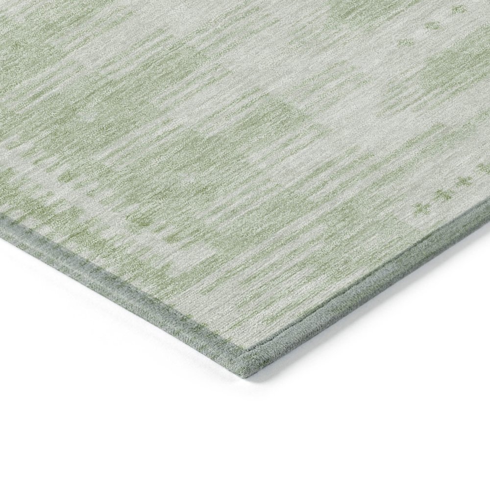 Machine Washable Indoor/Outdoor Chantille Sage 1'8" x 2'6" Rug. Picture 3