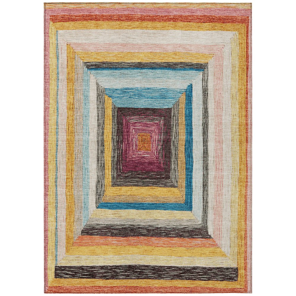 Machine Washable Indoor/Outdoor Chantille Honey 2'6" x 3'10" Rug. Picture 1