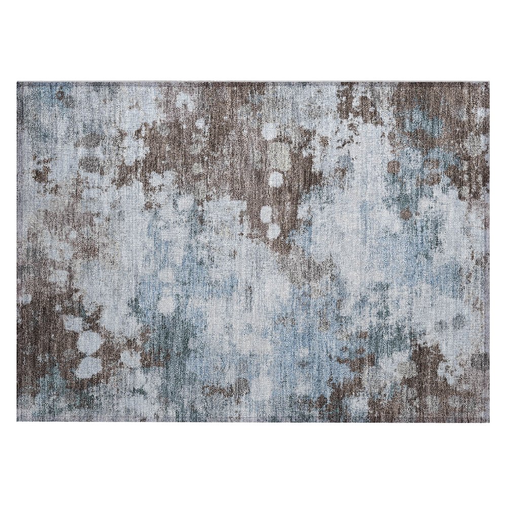 Machine Washable Indoor/Outdoor Chantille Sky 1'8" x 2'6" Rug. Picture 1