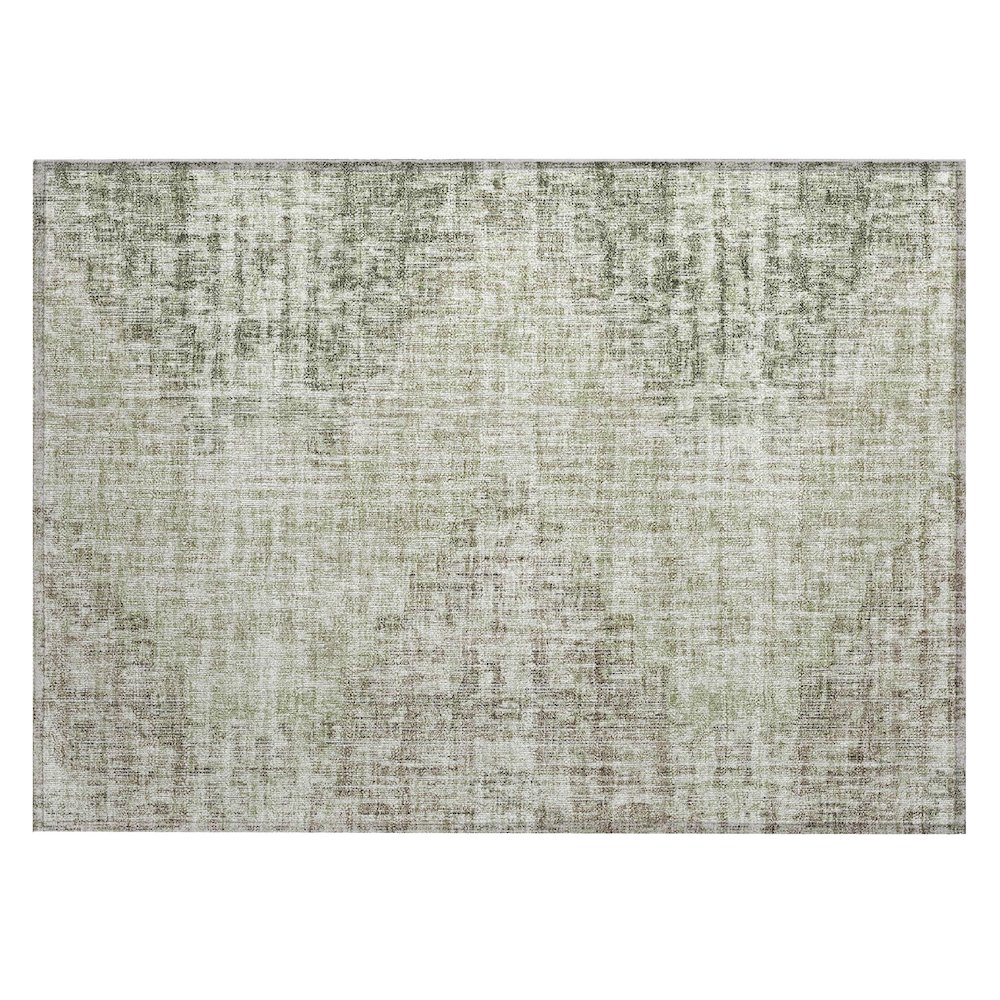 Machine Washable Indoor/Outdoor Chantille Fern 1'8" x 2'6" Rug. Picture 1