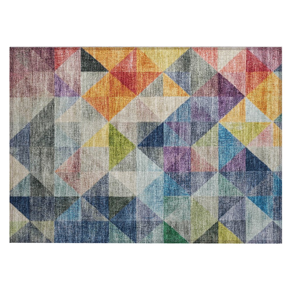 Machine Washable Indoor/Outdoor Chantille Putty 1'8" x 2'6" Rug. Picture 1