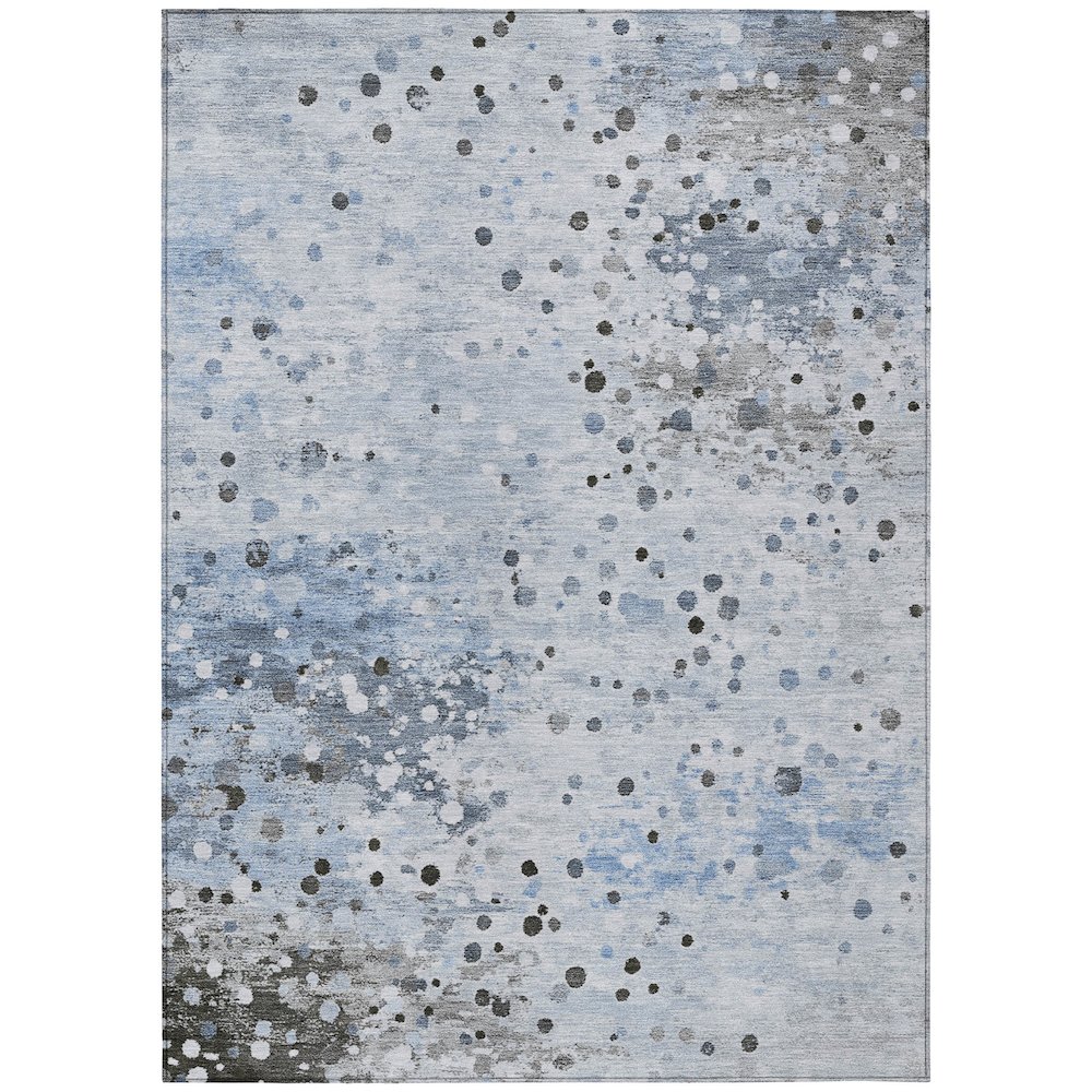 Machine Washable Indoor/Outdoor Chantille Sky 2'6" x 3'10" Rug. Picture 1
