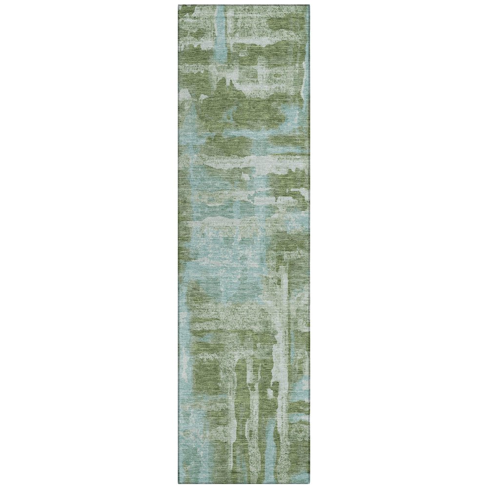 Machine Washable Indoor/Outdoor Chantille ACN2015 Cactus 2'3" x 7'6" Runner Rug. Picture 1