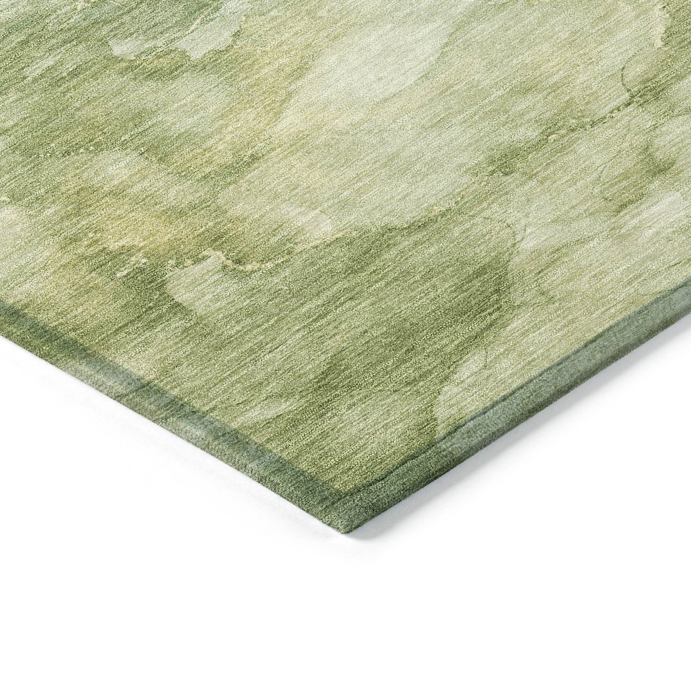 Machine Washable Indoor/Outdoor Chantille ACN2018 Aloe 1'8" x 2'6" Rug. Picture 3