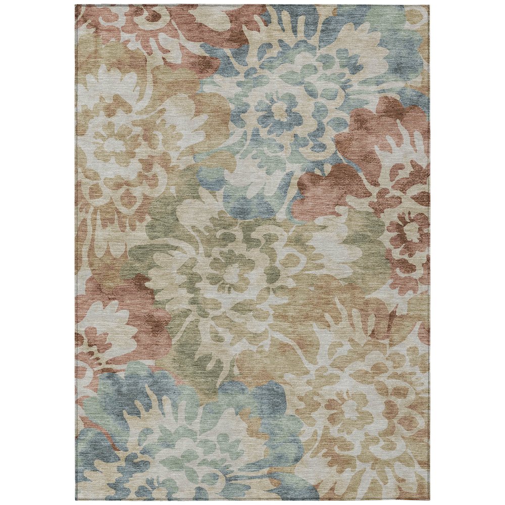 Machine Washable Indoor/Outdoor Chantille ACN2028 Paprika 2'6" x 3'10" Rug. Picture 1