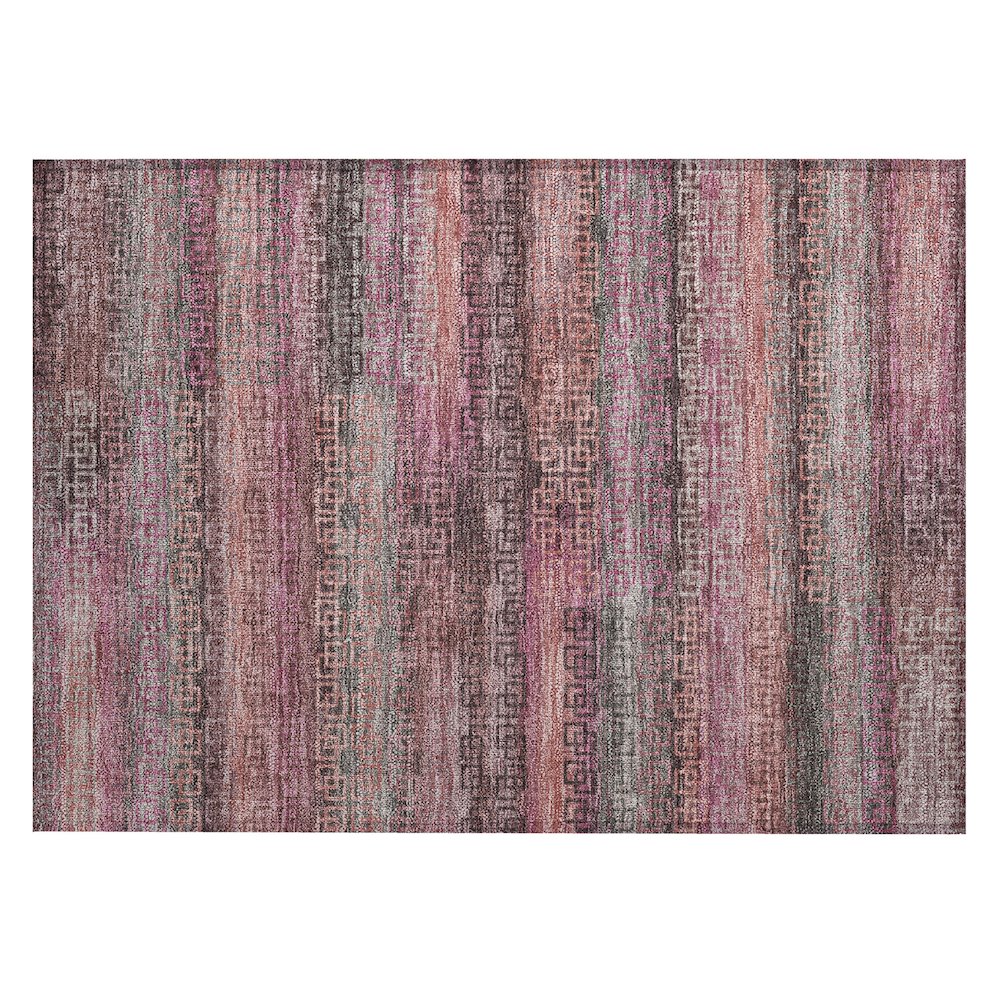 Machine Washable Indoor/Outdoor Chantille ACN2029 Pink 1'8" x 2'6" Rug. Picture 1