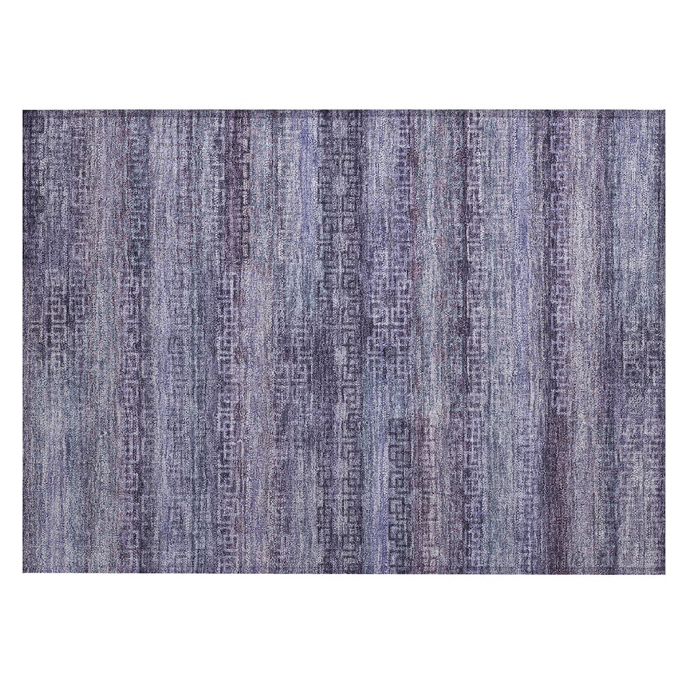 Machine Washable Indoor/Outdoor Chantille ACN2029 Plum 1'8" x 2'6" Rug. Picture 1