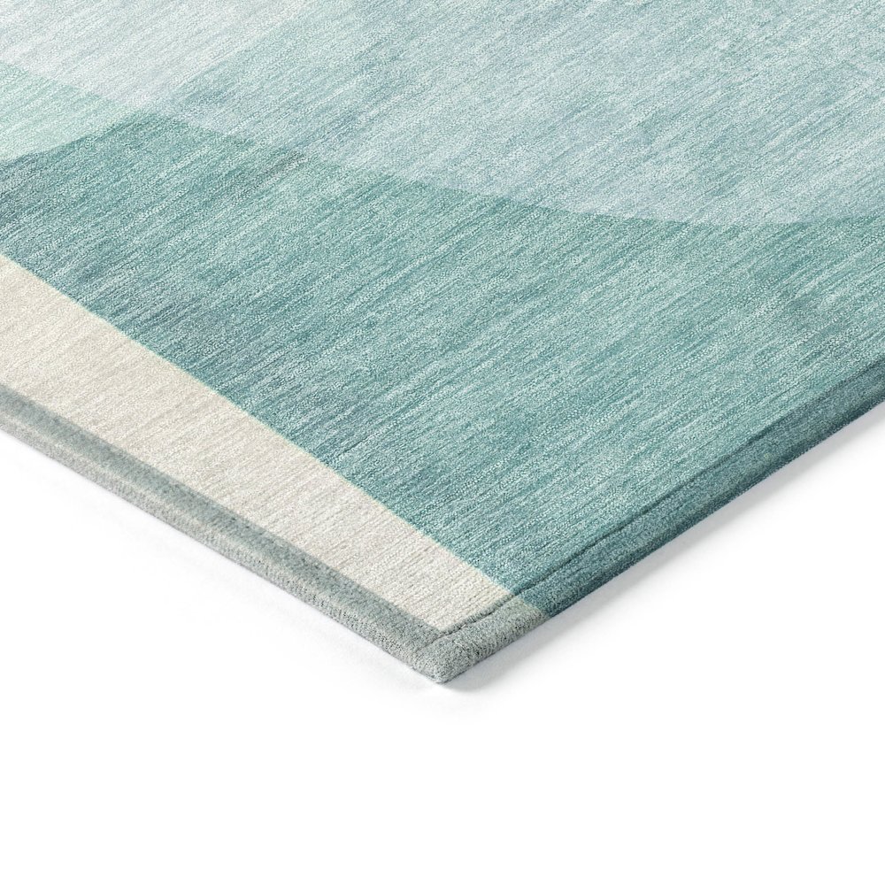 Machine Washable Indoor/Outdoor Chantille ACN2058 Seafoam 1'8" x 2'6" Rug. Picture 3