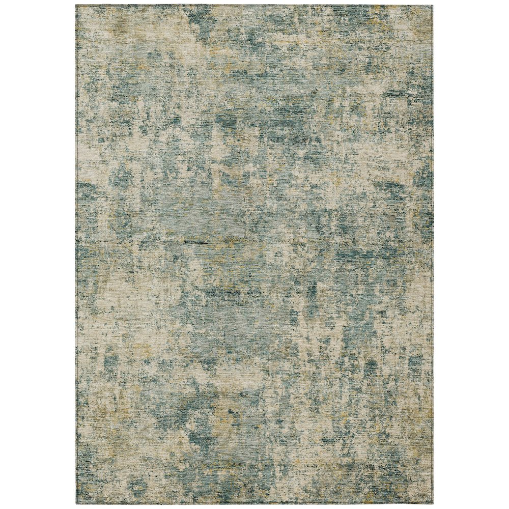 Machine Washable Indoor/Outdoor Chantille ACN2061 Aloe 2'6" x 3'10" Rug. Picture 1