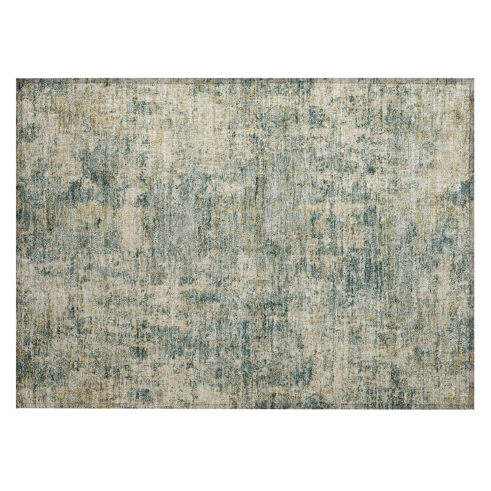 Machine Washable Indoor/Outdoor Chantille ACN2061 Aloe 1'8" x 2'6" Rug. Picture 1